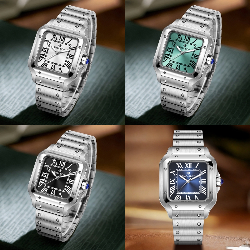 Luxury Watch In China - MACARLON Square Men's Automatic Watch China