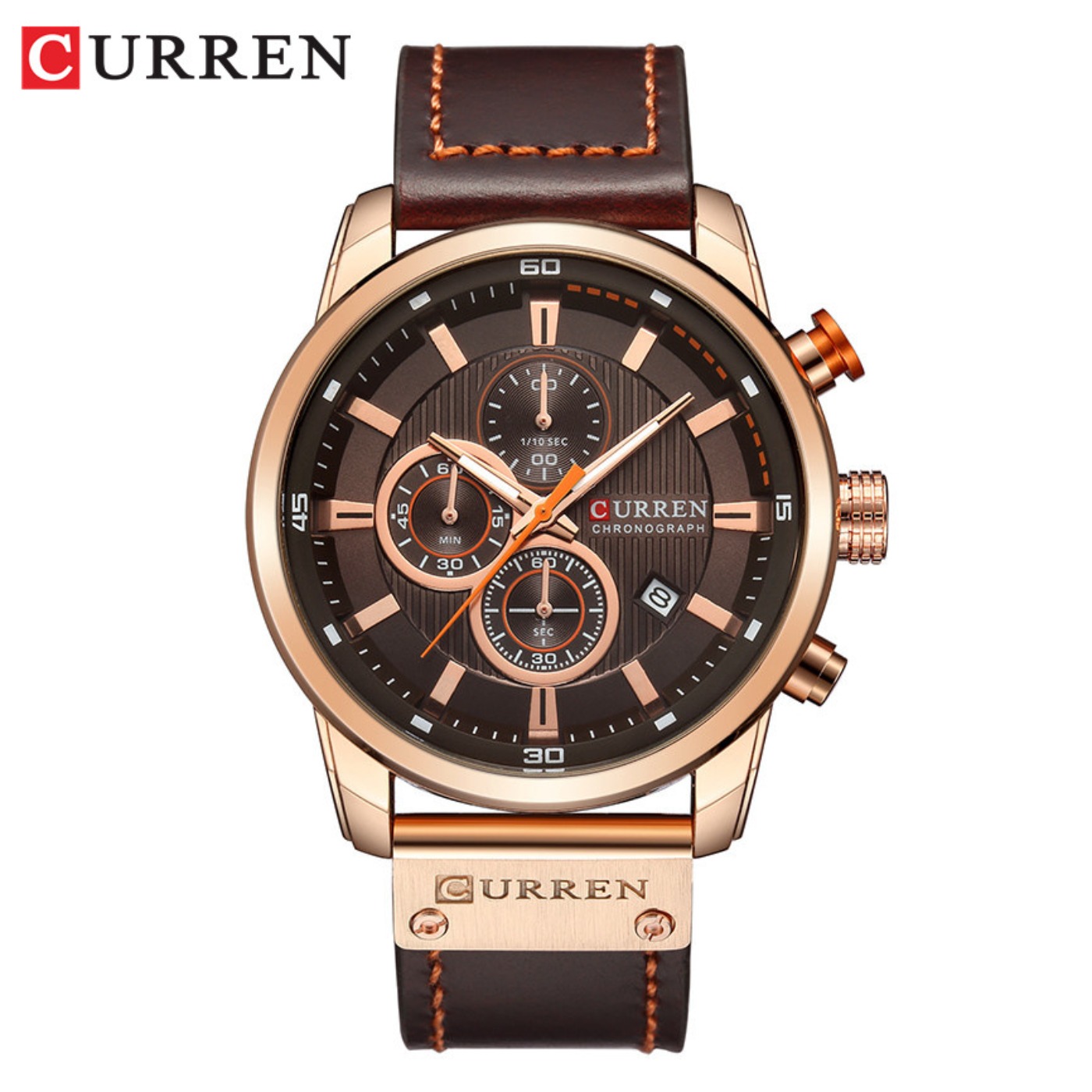 Luxury Watch Men - CURREN Fashion Date Quartz Men Watches