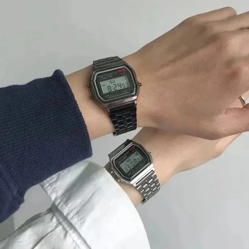 Luxury Watch News - Luxury F91W Steel Band Watches LED