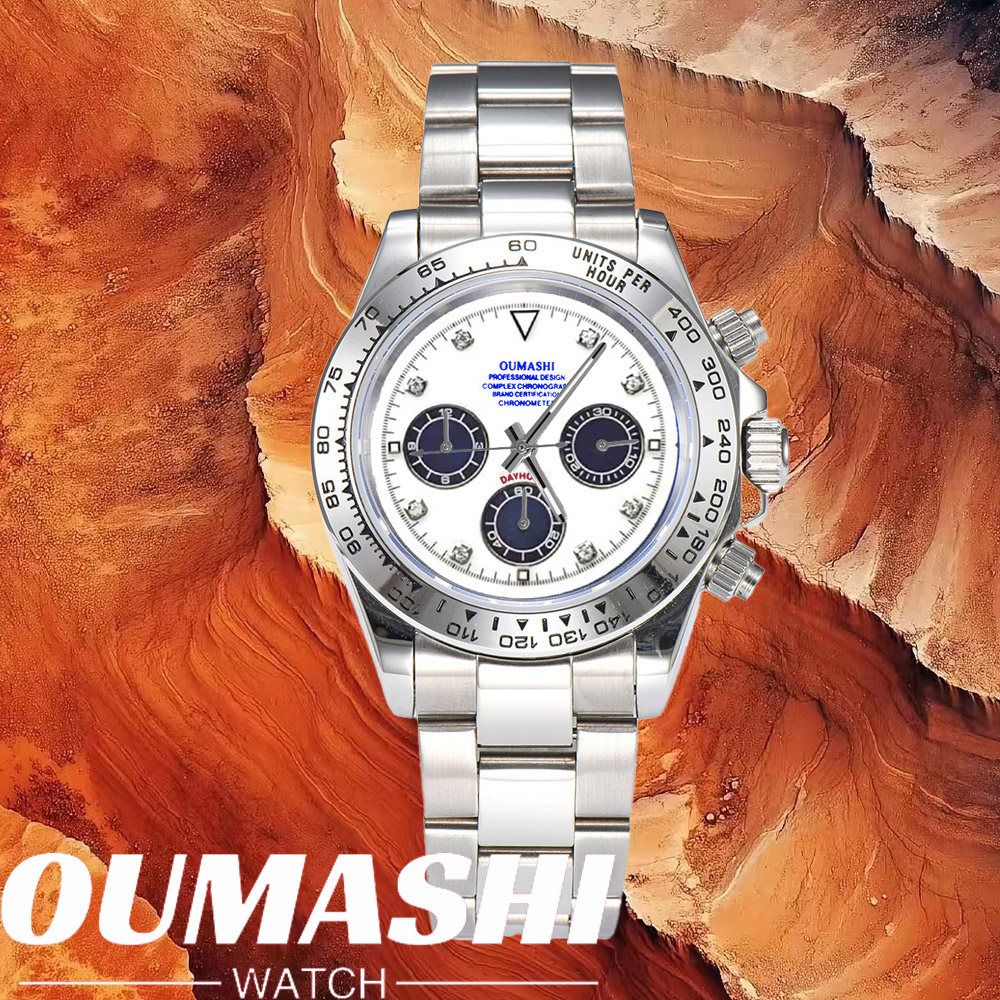 Chronograph Flyback Watch - Luxury VK63 Watches Sapphire Glass 316L