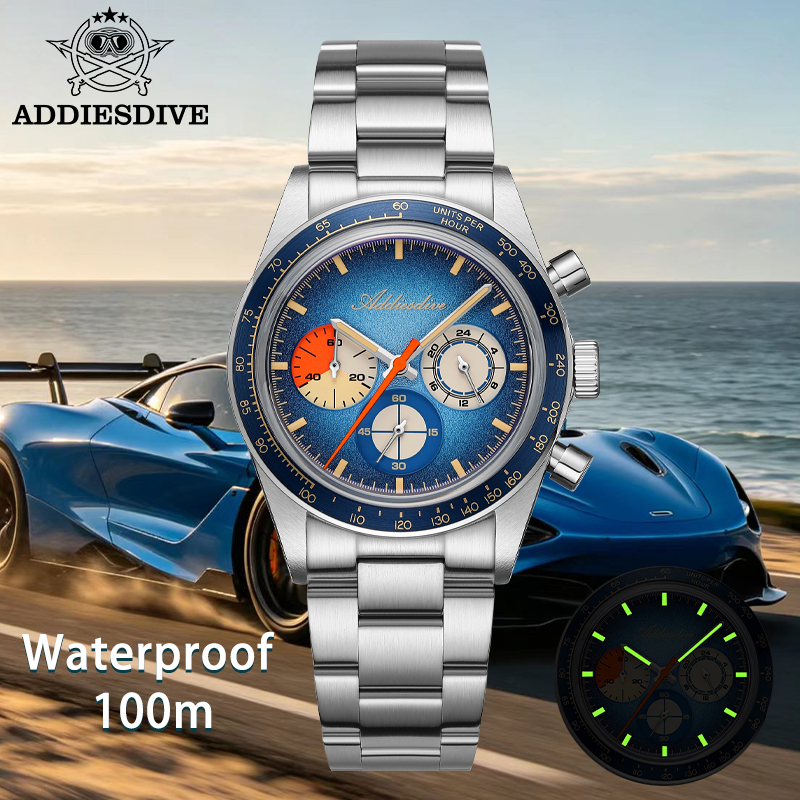 Luxury Watch Longines - ADDIESDIVE Top Brand AD2551 Chronograph Watch