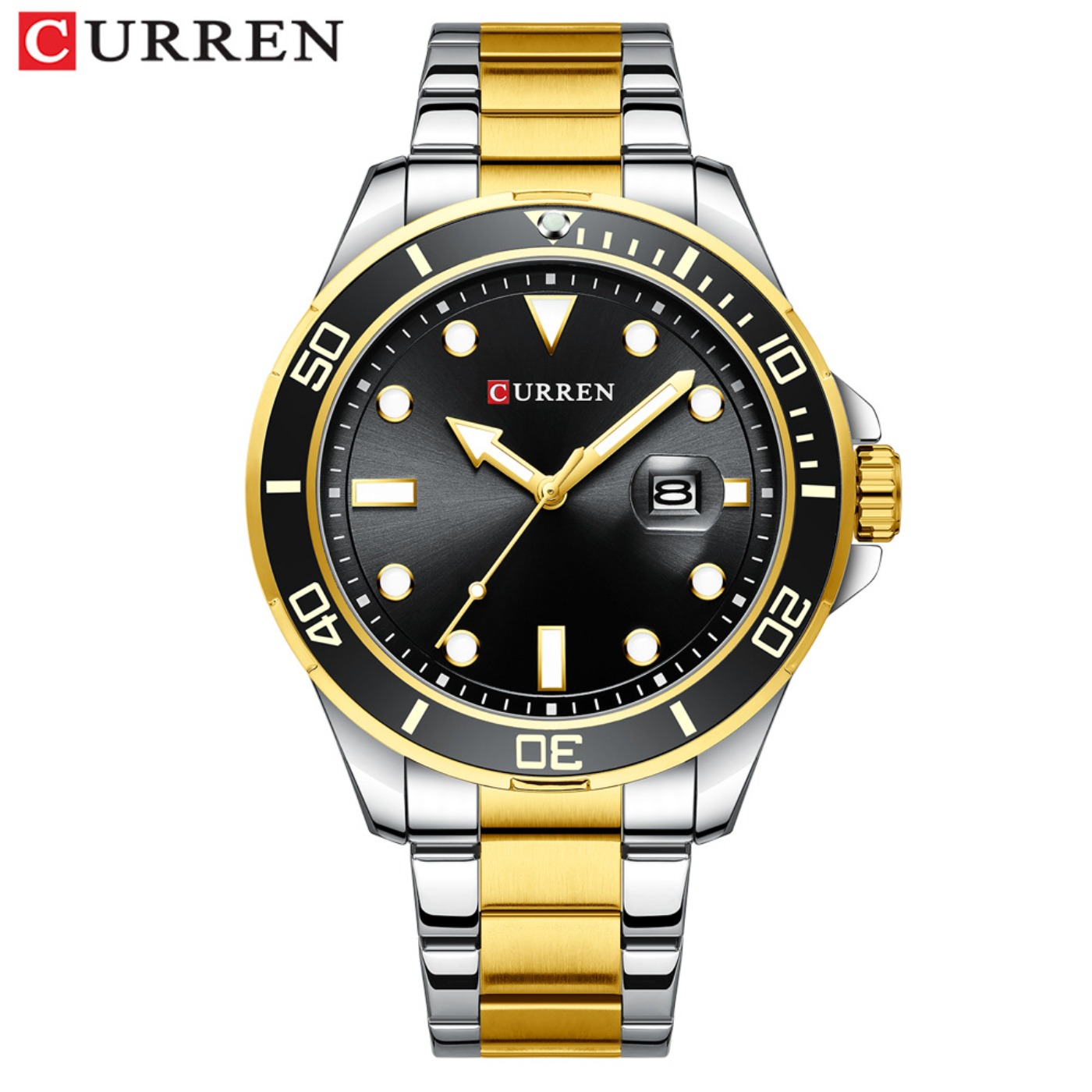 CURREN New Green Water Ghost S - Luxury Watch Men 评论和价格