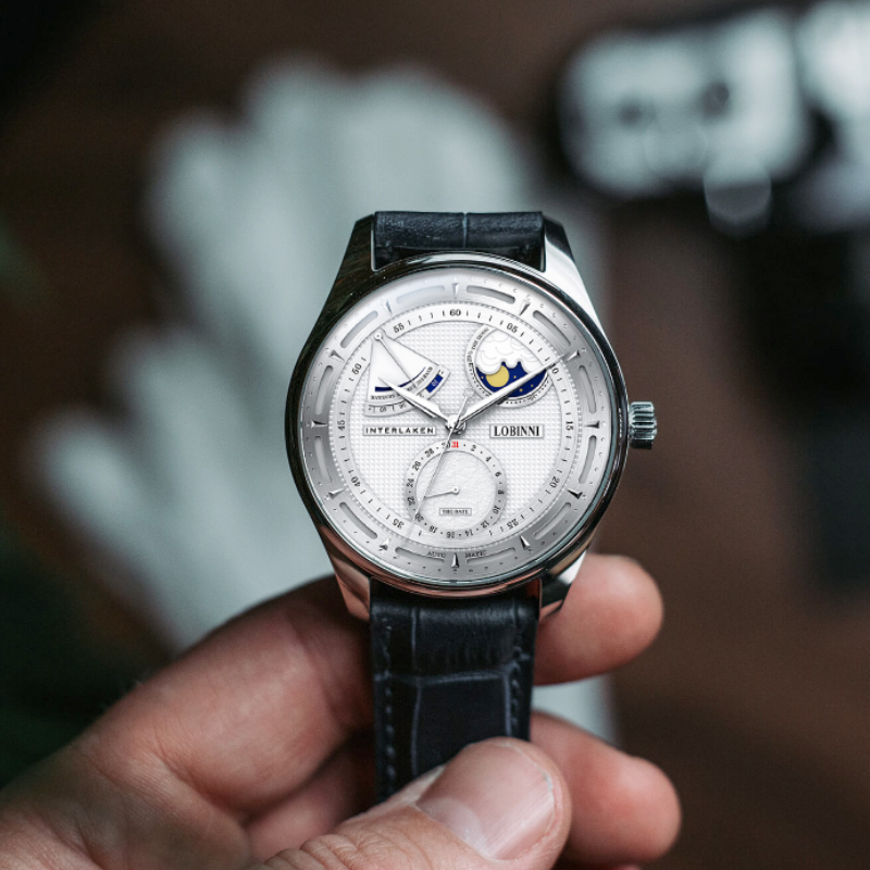 Lobinni Moon Phase Seagull Wat - Minute Repeater Watch 评论和价格