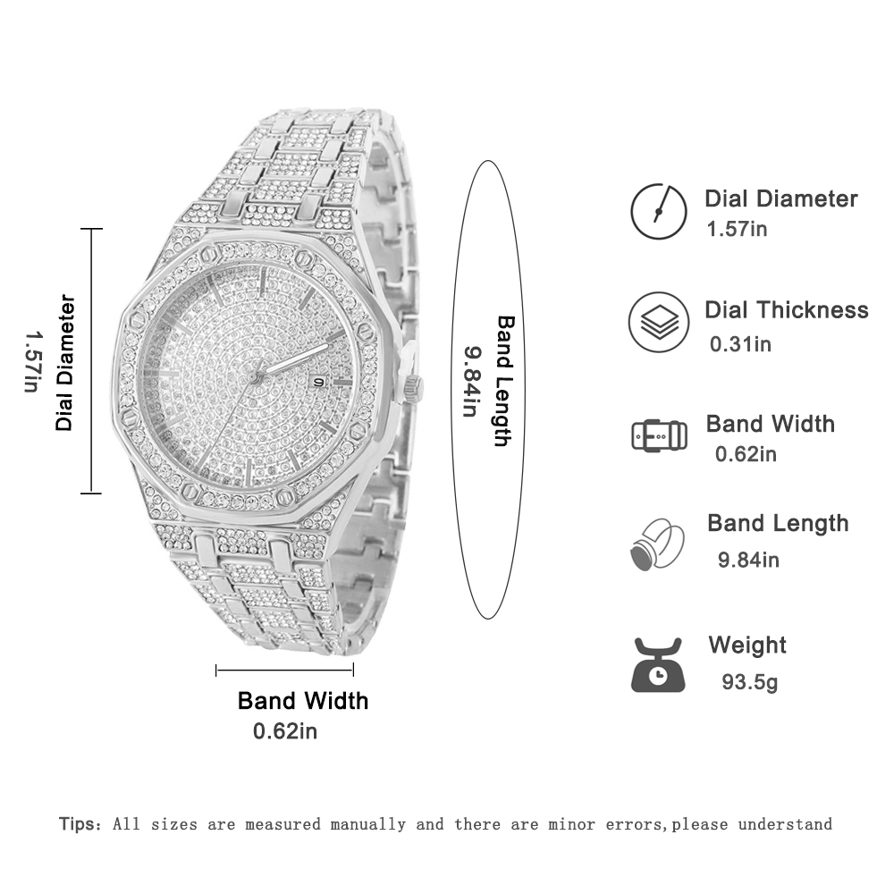 Iced Out Watch for Men Gold Wa - Luxury Watch News 评论和价格