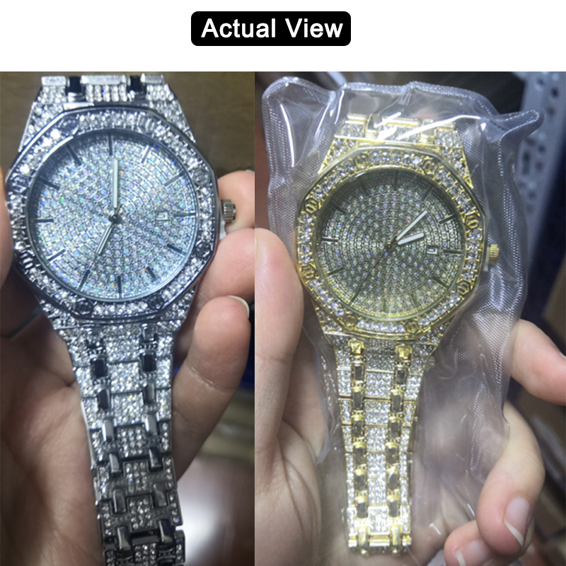 Iced Out Watch for Men Gold Wa - Luxury Watch News 评论和价格