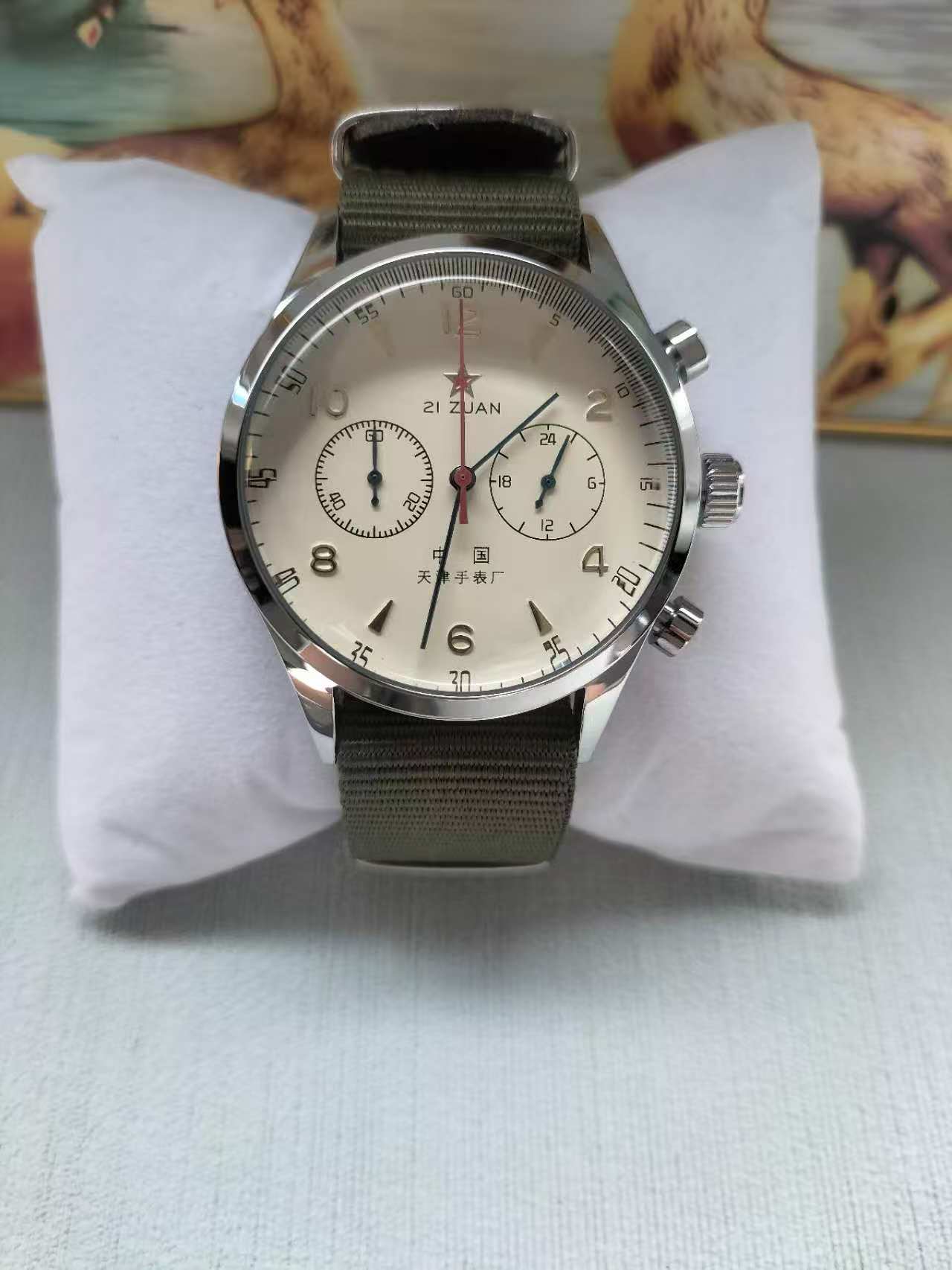 Seagull 1963 Pilot Aviation Ch - Chronograph Flyback Watch 评论和价格