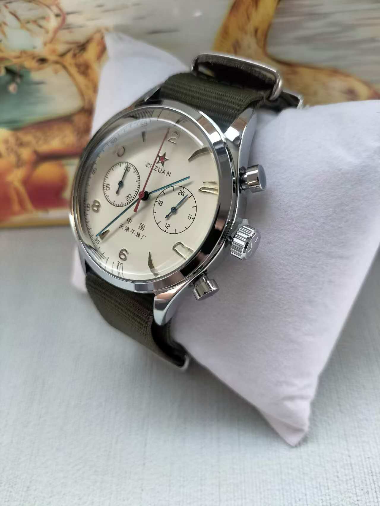 Seagull 1963 Pilot Aviation Ch - Chronograph Flyback Watch 评论和价格