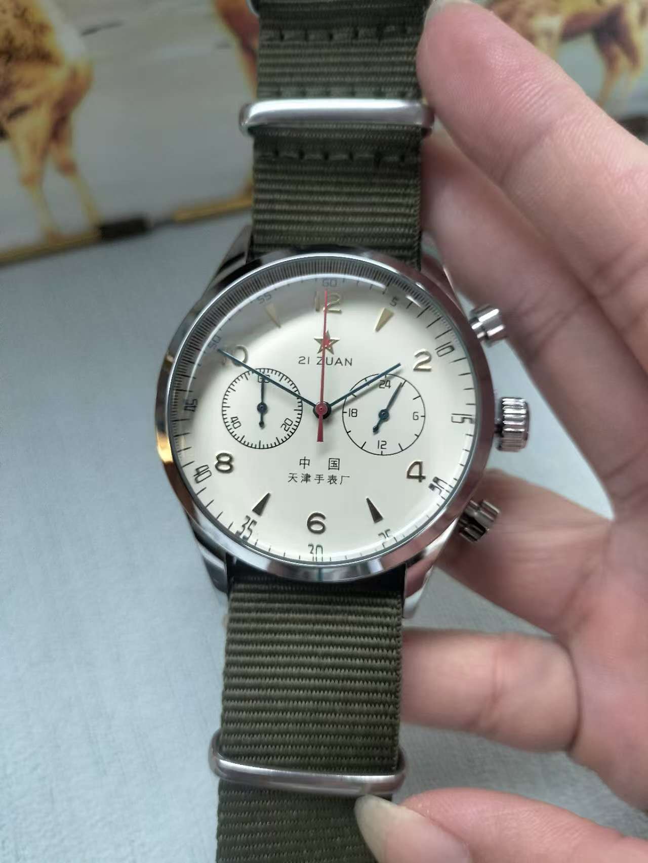 Seagull 1963 Pilot Aviation Ch - Chronograph Flyback Watch 评论和价格
