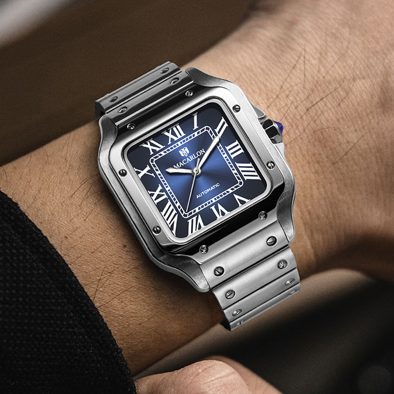 MACARLON Square Men's Automati - Luxury Watch In China 评论和价格