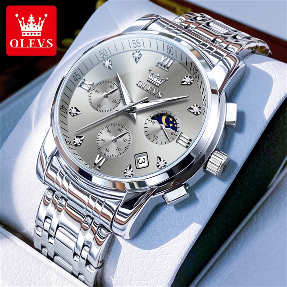 OLEVS 2858 Quartz Watch for Me - Luxury Watch Men 评论和价格