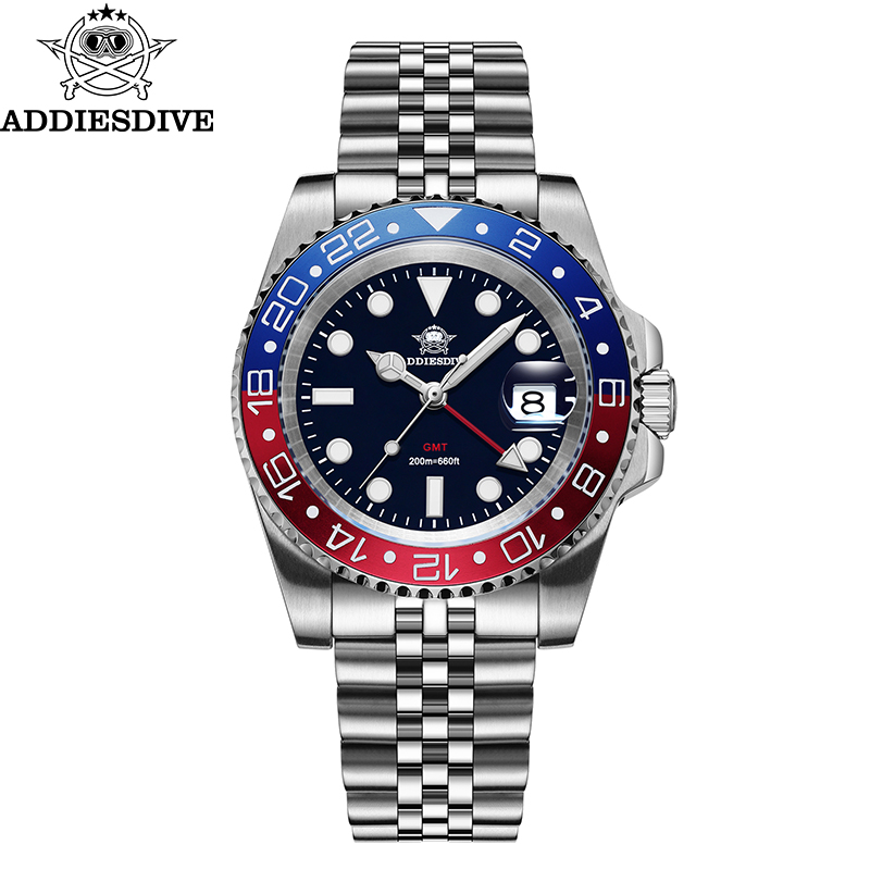 ADDIESDIVE AD2050 Men GMT Watc - Luxury Watch Longines 评论和价格
