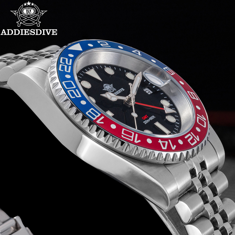 ADDIESDIVE AD2050 Men GMT Watc - Luxury Watch Longines 评论和价格