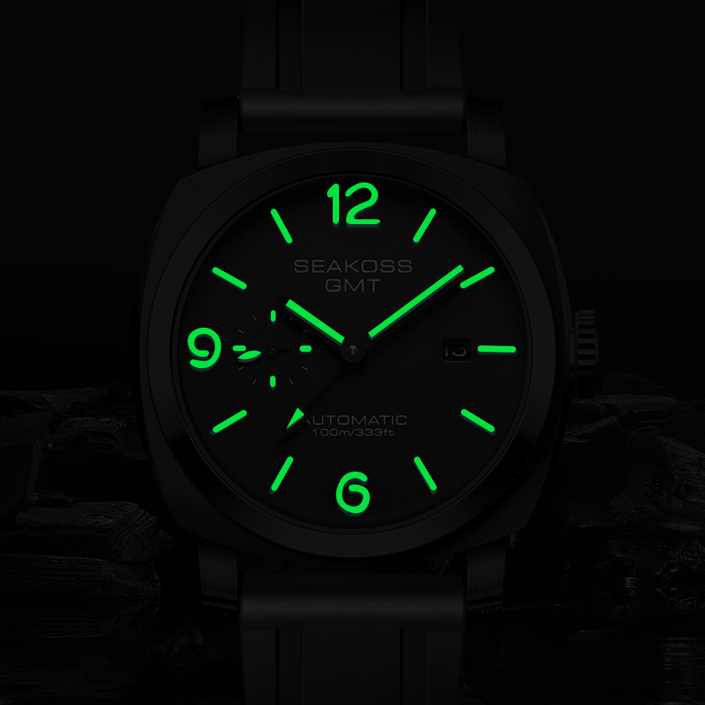 SEAKOSS 10Bar GMT Diving Autom - Chronograph Flyback Watch 评论和价格