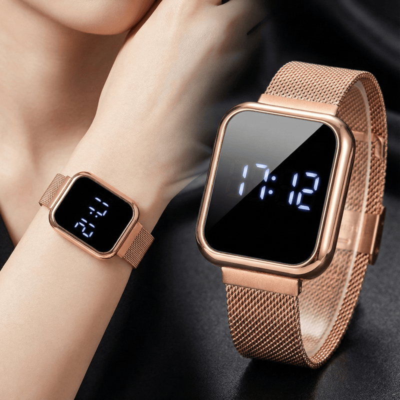 Fashion Rectangle Digital Watc - Luxury Watch News 评论和价格