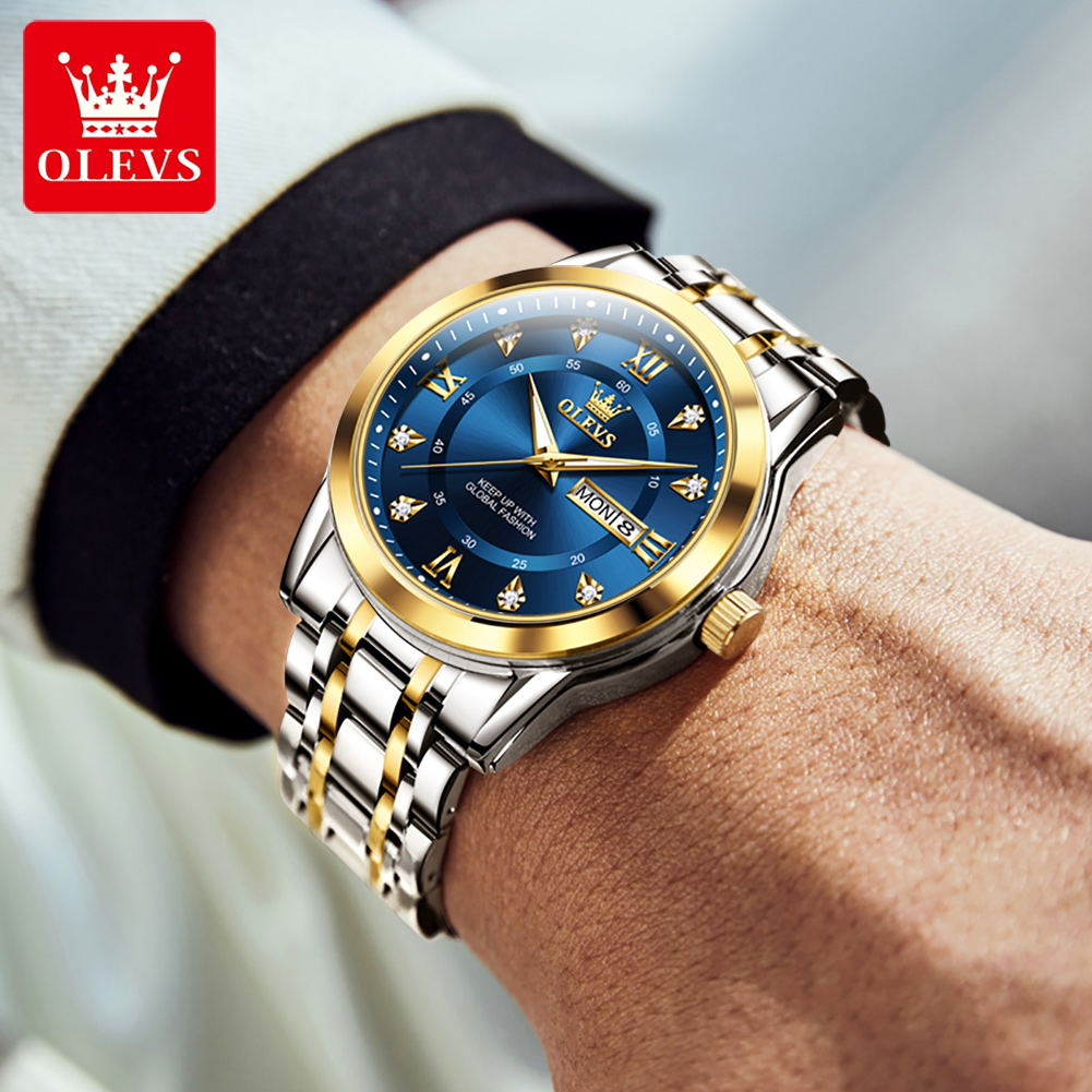 OLEVS Brand Fashion men's watc - Luxury Watch Men 评论和价格