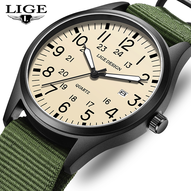 LIGE 2026 TOP NEW Quartz Wrist - Luxury Watch Men 评论和价格