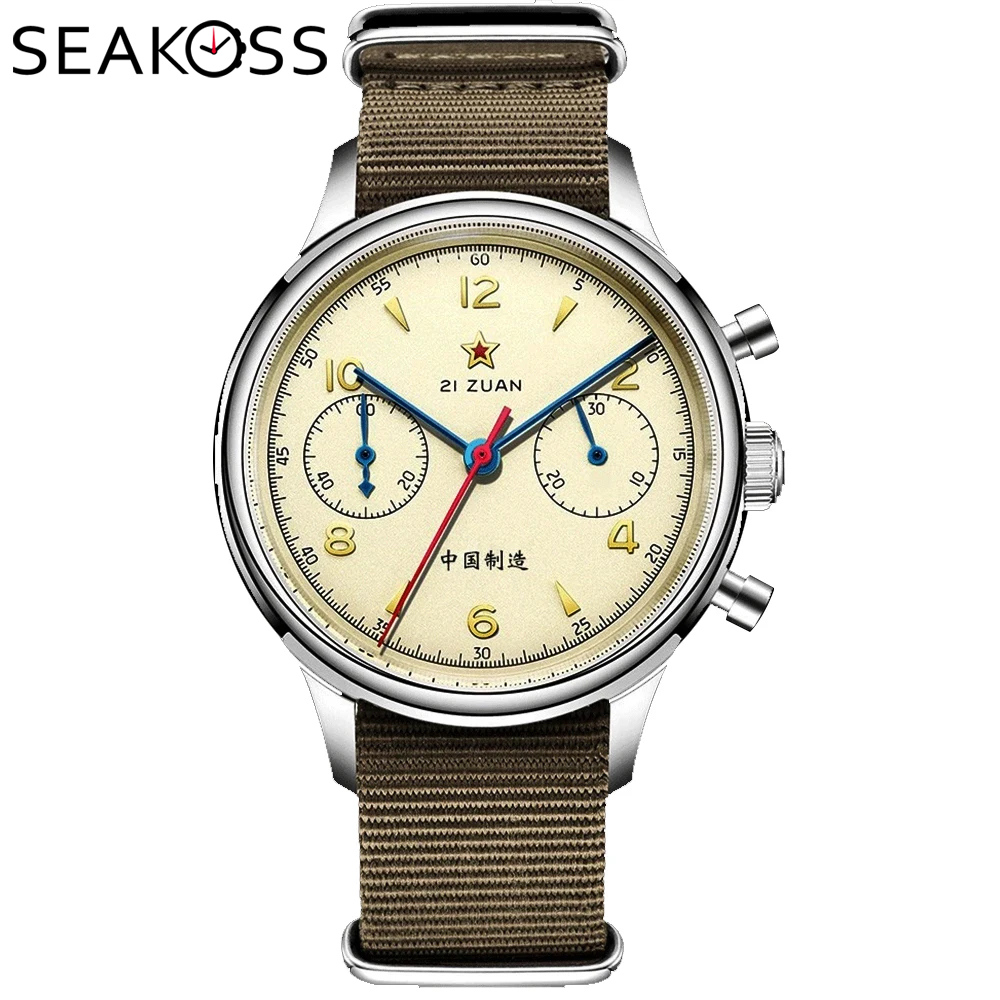 SEAKOSS 1963 Chronograph 40mm  - Chronograph Flyback Watch 评论和价格