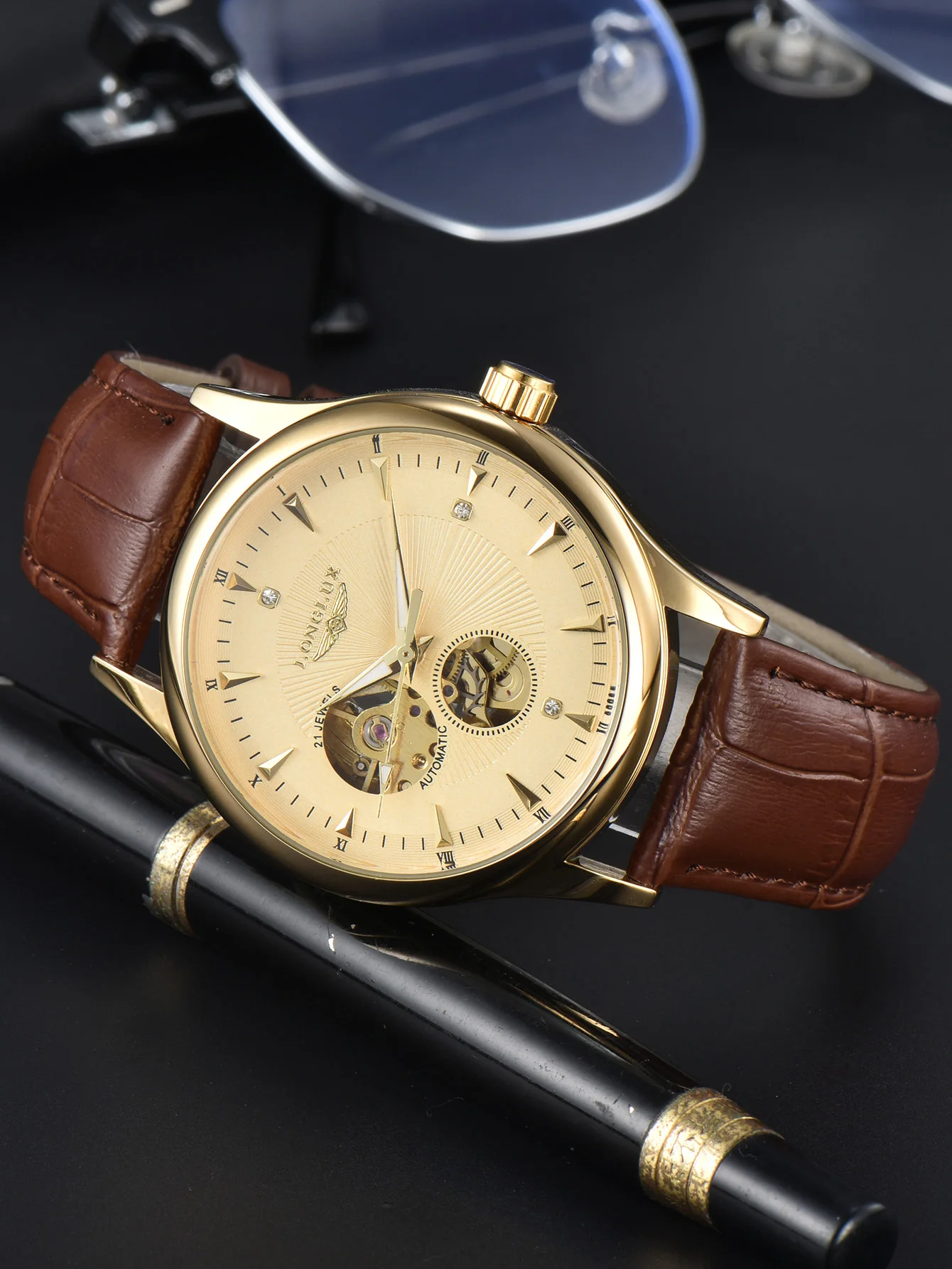 LONGLUX Automatic Watch Elegan - Minute Repeater Watch 评论和价格