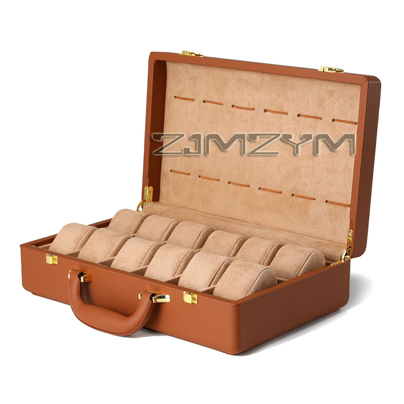 12 Slots Watch Box Mens Watche - Luxury Watch Case 评论和价格