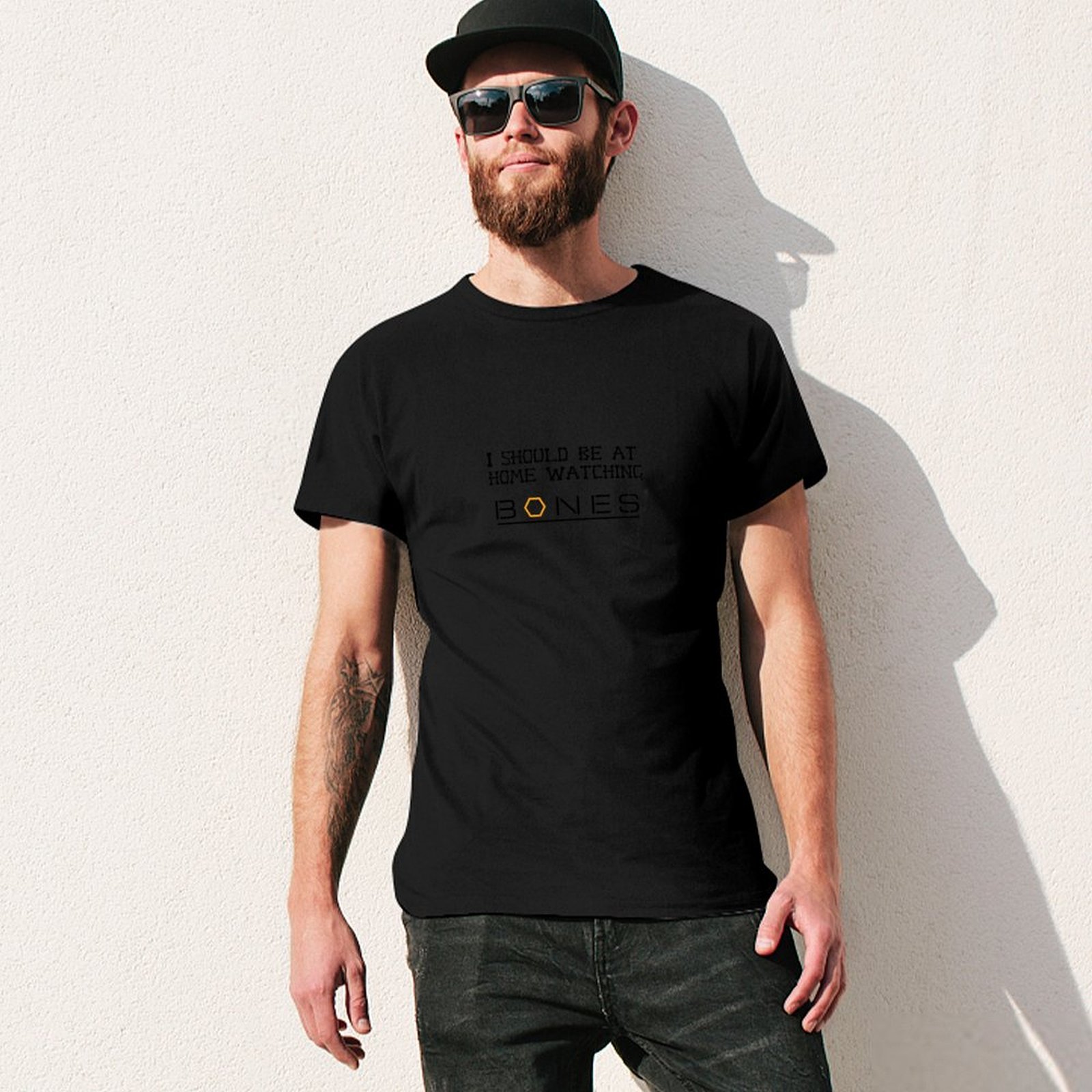Watching Bones T-Shirt man t s - Luxury Watch In China 评论和价格